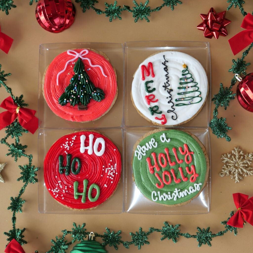 Christmas Individual 4" Cookies