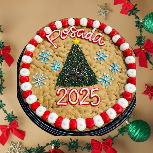 Snow Flake Tree Cookie Cake