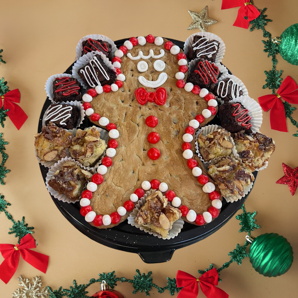 Gingerbread Man Assorted Tray